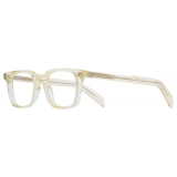 Cutler & Gross - GR10 Square Optical Glasses - Butter Crystal - Luxury - Cutler & Gross Eyewear