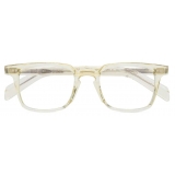 Cutler & Gross - GR10 Square Optical Glasses - Butter Crystal - Luxury - Cutler & Gross Eyewear