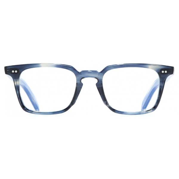 Cutler & Gross - GR10 Square Optical Glasses - Maverick Blue - Luxury - Cutler & Gross Eyewear