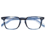 Cutler & Gross - GR10 Square Optical Glasses - Maverick Blue - Luxury - Cutler & Gross Eyewear