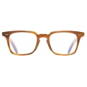 Cutler & Gross - GR10 Square Optical Glasses - Saffron Horn - Luxury - Cutler & Gross Eyewear