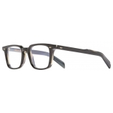 Cutler & Gross - GR10 Square Optical Glasses - Black on Horn - Luxury - Cutler & Gross Eyewear