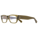 Cutler & Gross - 0692 Optical Rectangle Glasses - Olive - Luxury - Cutler & Gross Eyewear