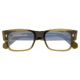 Cutler & Gross - 0692 Optical Rectangle Glasses - Olive - Luxury - Cutler & Gross Eyewear