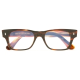 Cutler & Gross - 1044 Optical Rectangle Glasses - Classic Striped Havana - Luxury - Cutler