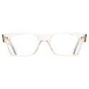 Cutler & Gross - 1044 Optical Rectangle Glasses - Sand Crystal - Luxury - Cutler & Gross Eyewear