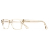 Cutler & Gross - 1044 Optical Rectangle Glasses - Sand Crystal - Luxury - Cutler & Gross Eyewear