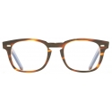 Cutler & Gross - 1046 Optical Rectangle Glasses - Classic Striped Havana - Luxury - Cutler