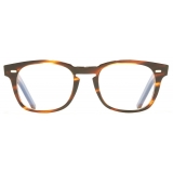 Cutler & Gross - 1046 Optical Rectangle Glasses - Classic Striped Havana - Luxury - Cutler