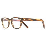 Cutler & Gross - 1046 Optical Rectangle Glasses - Classic Striped Havana - Luxury - Cutler