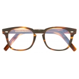 Cutler & Gross - 1046 Optical Rectangle Glasses - Classic Striped Havana - Luxury - Cutler