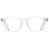 Cutler & Gross - 1046 Optical Rectangle Glasses - Sand Crystal - Luxury - Cutler & Gross Eyewear