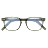 Cutler & Gross - 1046 Optical Rectangle Glasses - Aviator Blue - Luxury - Cutler & Gross Eyewear