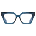 Cutler & Gross - The Great Frog Prometheus Square Optical Glasses - Deep Blue Crystal - Luxury