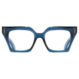 Cutler & Gross - The Great Frog Prometheus Square Optical Glasses - Deep Blue Crystal - Luxury