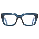 Cutler & Gross - The Great Frog Titan Square Optical Glasses - Deep Blue Crystal - Luxury