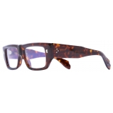 Cutler & Gross - 1413 Optical Rectangle Glasses - Dark Turtle - Luxury - Cutler & Gross Eyewear