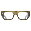 Cutler & Gross - 1413 Optical Rectangle Glasses - Olive - Luxury - Cutler & Gross Eyewear