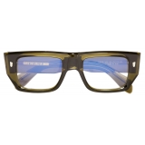 Cutler & Gross - 1413 Optical Rectangle Glasses - Olive - Luxury - Cutler & Gross Eyewear