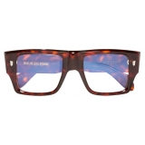 Cutler & Gross - 1414 Optical Rectangle Glasses - Dark Turtle - Luxury - Cutler & Gross Eyewear