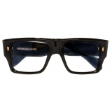 Cutler & Gross - 1414 Optical Rectangle Glasses - Black on Green - Luxury - Cutler & Gross