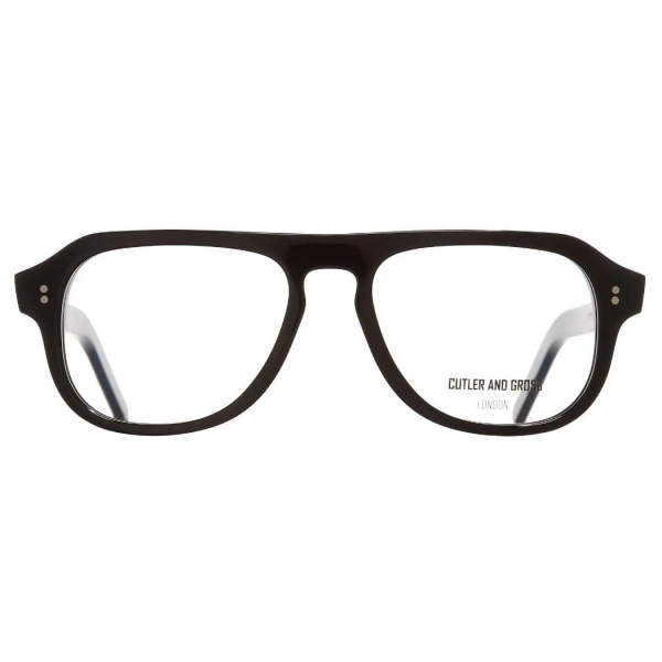 Cutler & Gross - 0822V3 Optical Aviator Glasses (Large) - Black - Luxury - Cutler & Gross Eyewear