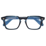 Cutler & Gross - 1416 Optical Round Glasses - Deep Blue Crystal - Luxury - Cutler & Gross