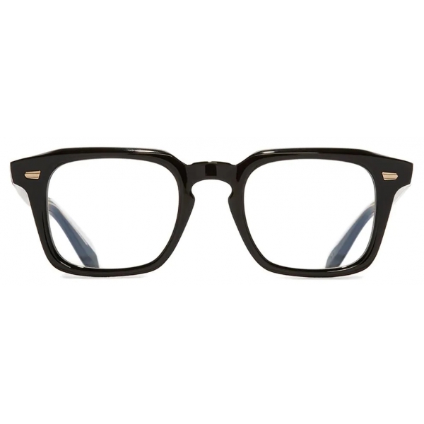 Cutler & Gross - 1416 Optical Round Glasses - Black on Crystal - Luxury - Cutler & Gross Eyewear