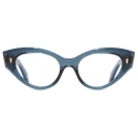 Cutler & Gross - 1417 Optical Cat Eye Glasses - Deep Blue Crystal - Luxury - Cutler & Gross