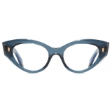 Cutler & Gross - 1417 Optical Cat Eye Glasses - Deep Blue Crystal - Luxury - Cutler & Gross