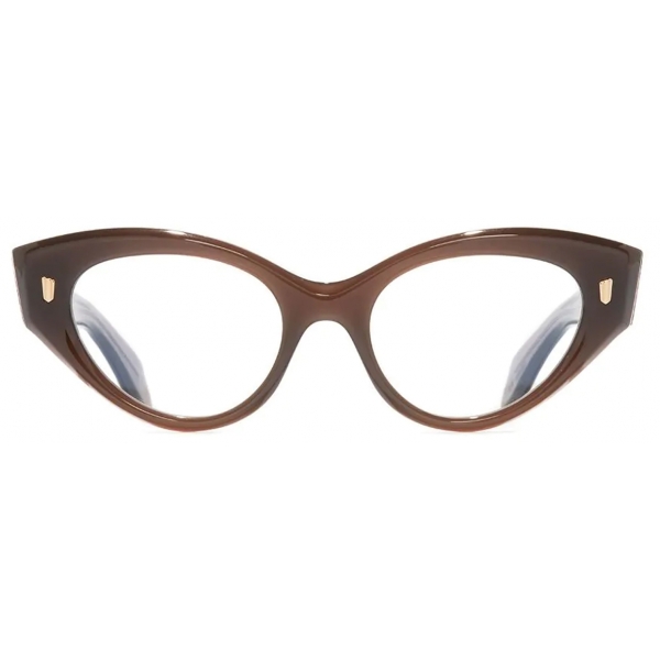 Cutler & Gross - 1417 Optical Cat Eye Glasses - Brown Crystal - Luxury - Cutler & Gross Eyewear