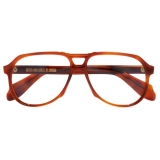 Cutler & Gross - 9782 Optical Aviator Glasses - Havana Honey Turtle - Luxury - Cutler & Gross