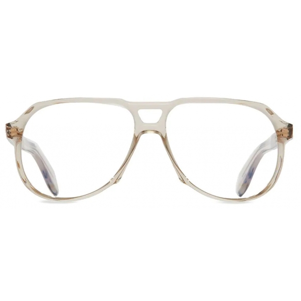 Cutler & Gross - 9782 Optical Aviator Glasses - Sand Crystal - Luxury - Cutler & Gross Eyewear