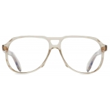 Cutler & Gross - 9782 Optical Aviator Glasses - Sand Crystal - Luxury - Cutler & Gross Eyewear