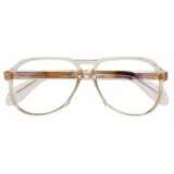 Cutler & Gross - 9782 Optical Aviator Glasses - Sand Crystal - Luxury - Cutler & Gross Eyewear