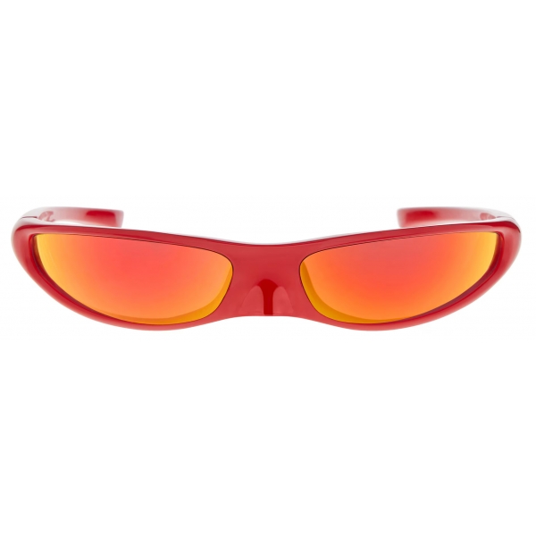 Balenciaga - Blade Rectangle Sunglasses - Red - Sunglasses - Balenciaga Eyewear