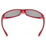 Balenciaga - Blade Rectangle Sunglasses - Red - Sunglasses - Balenciaga Eyewear