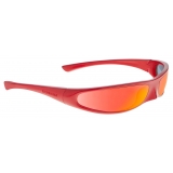 Balenciaga - Blade Rectangle Sunglasses - Red - Sunglasses - Balenciaga Eyewear