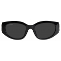 Balenciaga - Occhiali da Sole Bossy Round AF da Donna - Nero - Occhiali da Sole - Balenciaga Eyewear