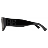 Balenciaga - Occhiali da Sole Bossy Round AF da Donna - Nero - Occhiali da Sole - Balenciaga Eyewear