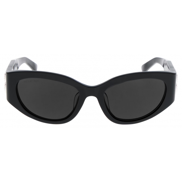 Balenciaga - Women's Bossy Round AF Sunglasses - Black - Sunglasses - Balenciaga Eyewear