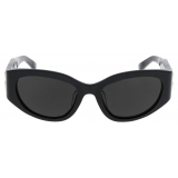 Balenciaga - Occhiali da Sole Bossy Round AF da Donna - Nero - Occhiali da Sole - Balenciaga Eyewear