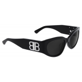 Balenciaga - Occhiali da Sole Bossy Round AF da Donna - Nero - Occhiali da Sole - Balenciaga Eyewear