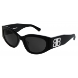 Balenciaga - Occhiali da Sole Bossy Round AF da Donna - Nero - Occhiali da Sole - Balenciaga Eyewear