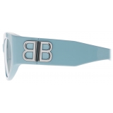 Balenciaga - Occhiali da Sole Bossy Round AF da Donna - Azzurro - Occhiali da Sole - Balenciaga Eyewear