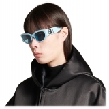 Balenciaga - Occhiali da Sole Bossy Round AF da Donna - Azzurro - Occhiali da Sole - Balenciaga Eyewear