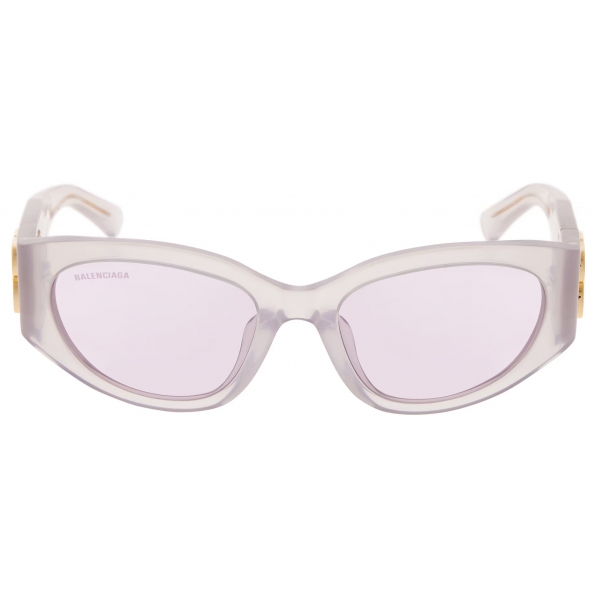 Balenciaga - Occhiali da Sole Bossy Round AF da Donna - Rosa Chiaro - Occhiali da Sole - Balenciaga Eyewear