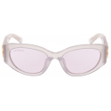 Balenciaga - Occhiali da Sole Bossy Round AF da Donna - Rosa Chiaro - Occhiali da Sole - Balenciaga Eyewear