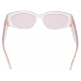 Balenciaga - Occhiali da Sole Bossy Round AF da Donna - Rosa Chiaro - Occhiali da Sole - Balenciaga Eyewear