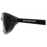 Balenciaga - Women's Neo Oval 2.0 Sunglasses - Black - Sunglasses - Balenciaga Eyewear